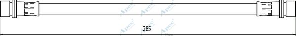 APEC BRAKING Bremžu šļūtene HOS4091